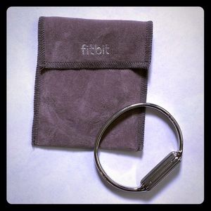 💙 Fitbit Silver Bangle Bracelet